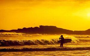 Sunset, Surf, California